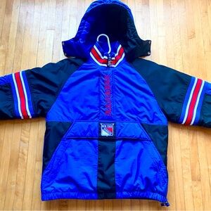 STARTER Blue and Black Puffer Jacket